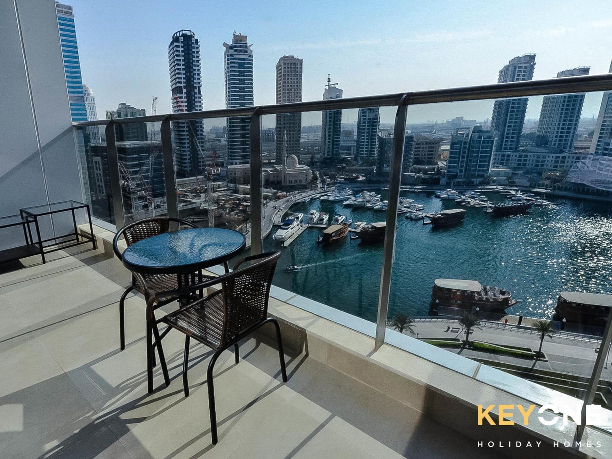 Sophisticated One Bedroom With Full Marina View Dubaj Exteriér fotografie